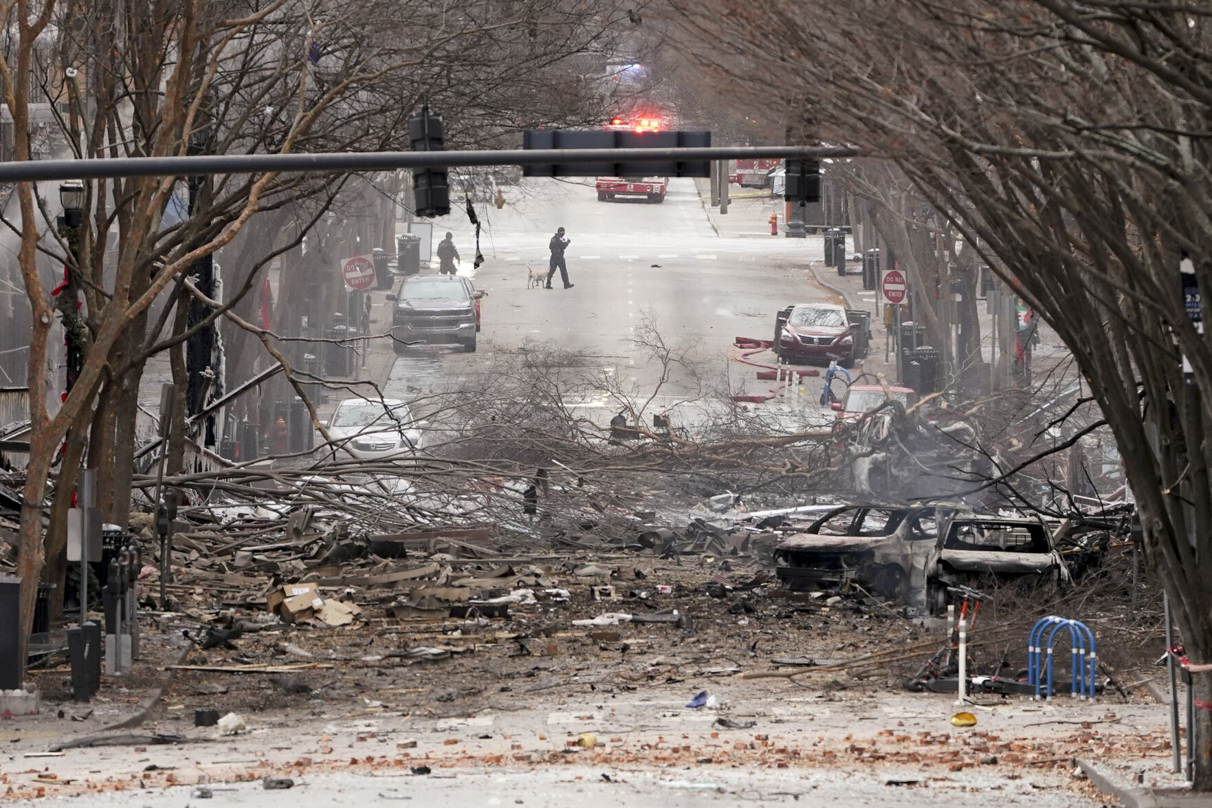 APTOPIX Nashville Explosion
